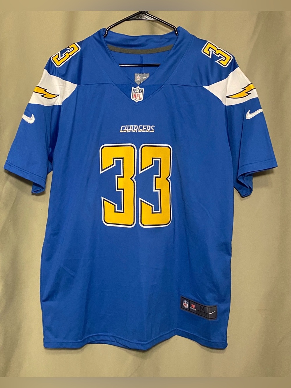 Los Angeles, Chargers Nike  #33 Derwin James  Football Jersey NFL Large